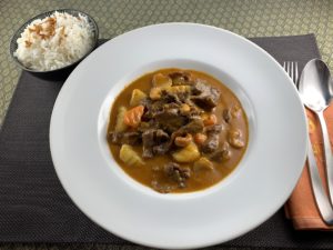 curry massaman boeuf en plat du jour